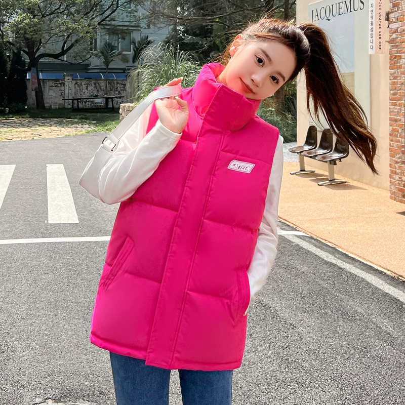 Короткий пуховик из хлопка, женский осенне-зимний новый короткий СВОБОДНЫЙ Модный жилет в Корейском стиле, хлопковое пальто, пальто для внешней торговли