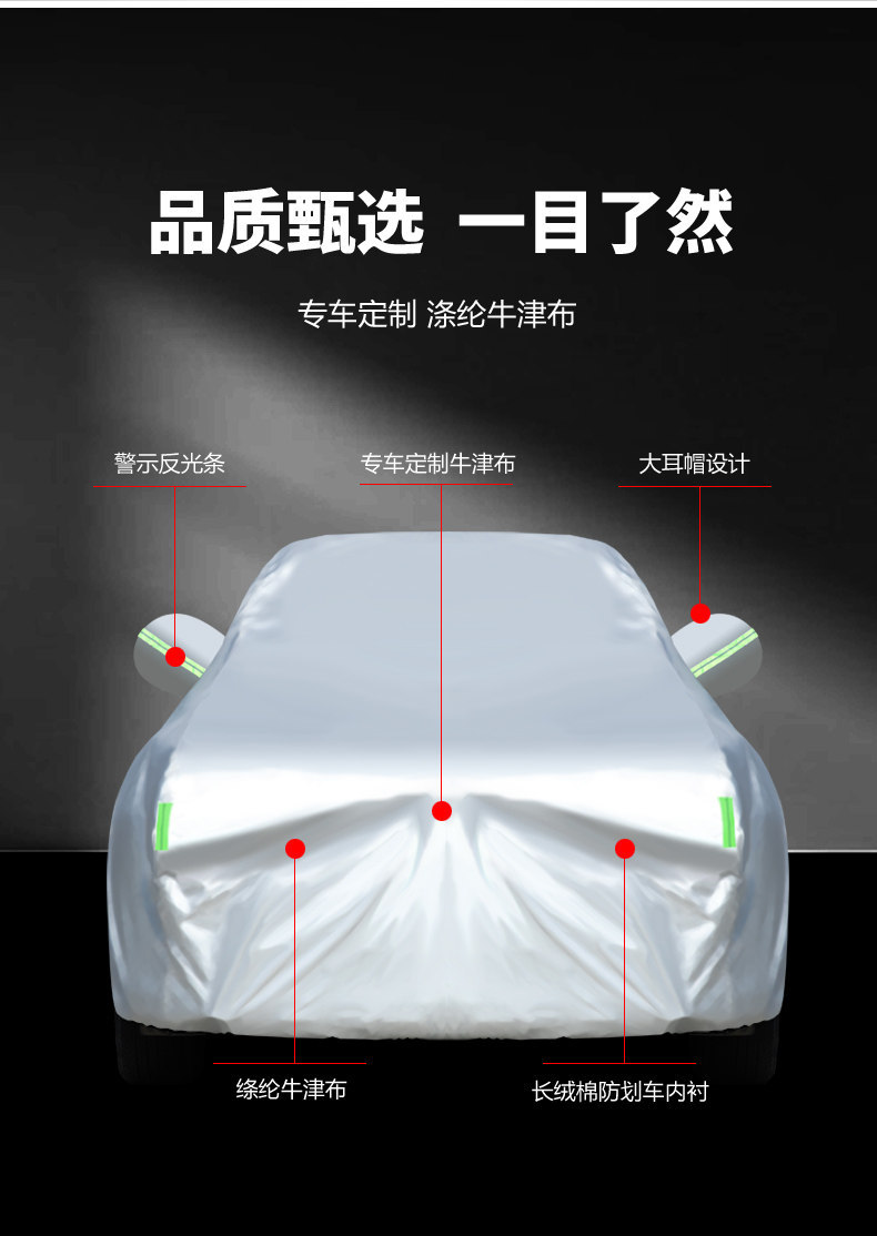 Haval Dargo Dht-Phev Second-Generation New Energy Vehicle-Specific Car Cover, Sun Protection, Rain Protection, Sunshade, Full Car Cover