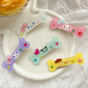 Cartoon brand Japanese cute hairgrip, bangs for elementary school students with bow