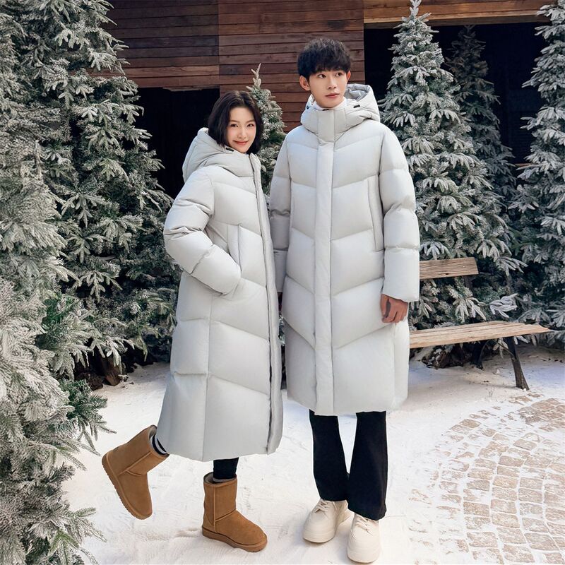 3368 Model 2025 down Jacket for Couples, Mid-Length, Over-The-Knee, Thickened, Large Size, Unisex, Thickened, Casual, Extra Large 3368 Model 2025 down Jacket for Couples, Mid-Length, Over-The-Knee, Thickened, Large Size, Unisex, Thickened, Casual, Extra Large