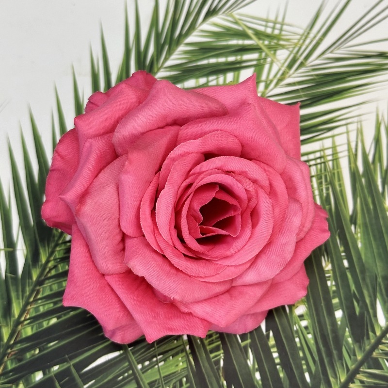 仿真10cm玫瑰花头520花艺蛋糕婚礼装饰婚车布置DIY假花摆件批发|undefined