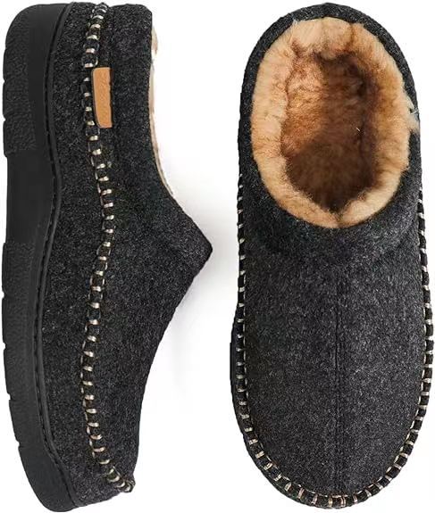 Cotone per uso domestico interno autunno inverno, caldo e antiscivolo con pantofole in cotone scamosciato per uomo in inverno_voghion.com