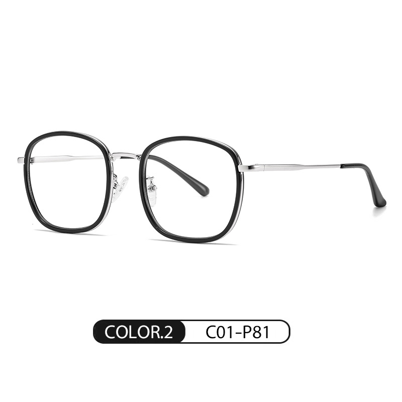C01-P81 de plata negro brillante