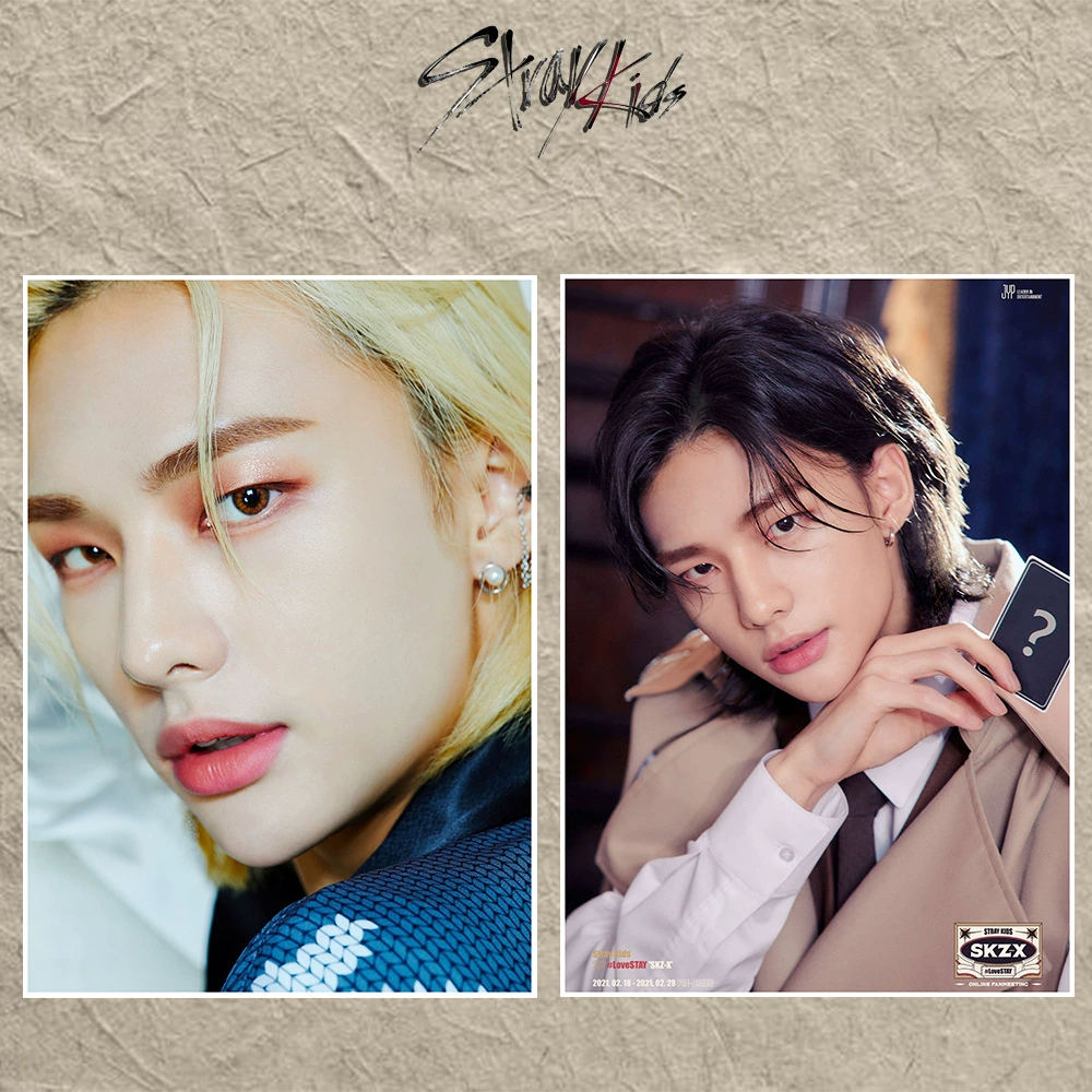 Странники (Stray Kids) встреча поклонников SKZ-X постер стикер-плакат фотографии SKZ олень патч патч
