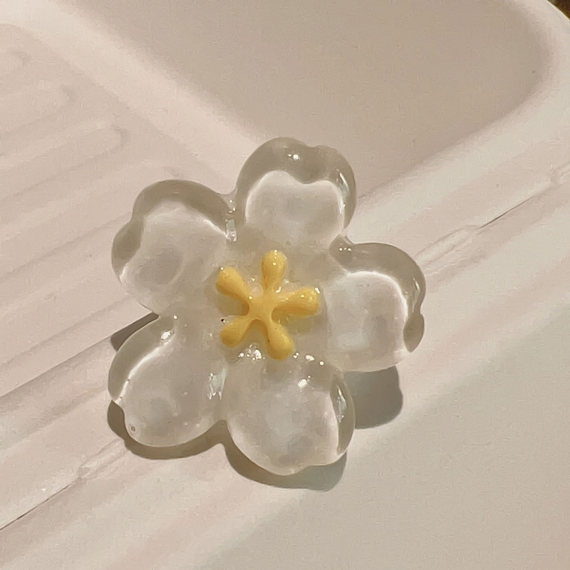 韓国ゼリーシューズフラワーイン夏の新しいニッチライト高級ジュエリーホールシューズアクセサリー diy 装飾バックル靴バックル|undefined