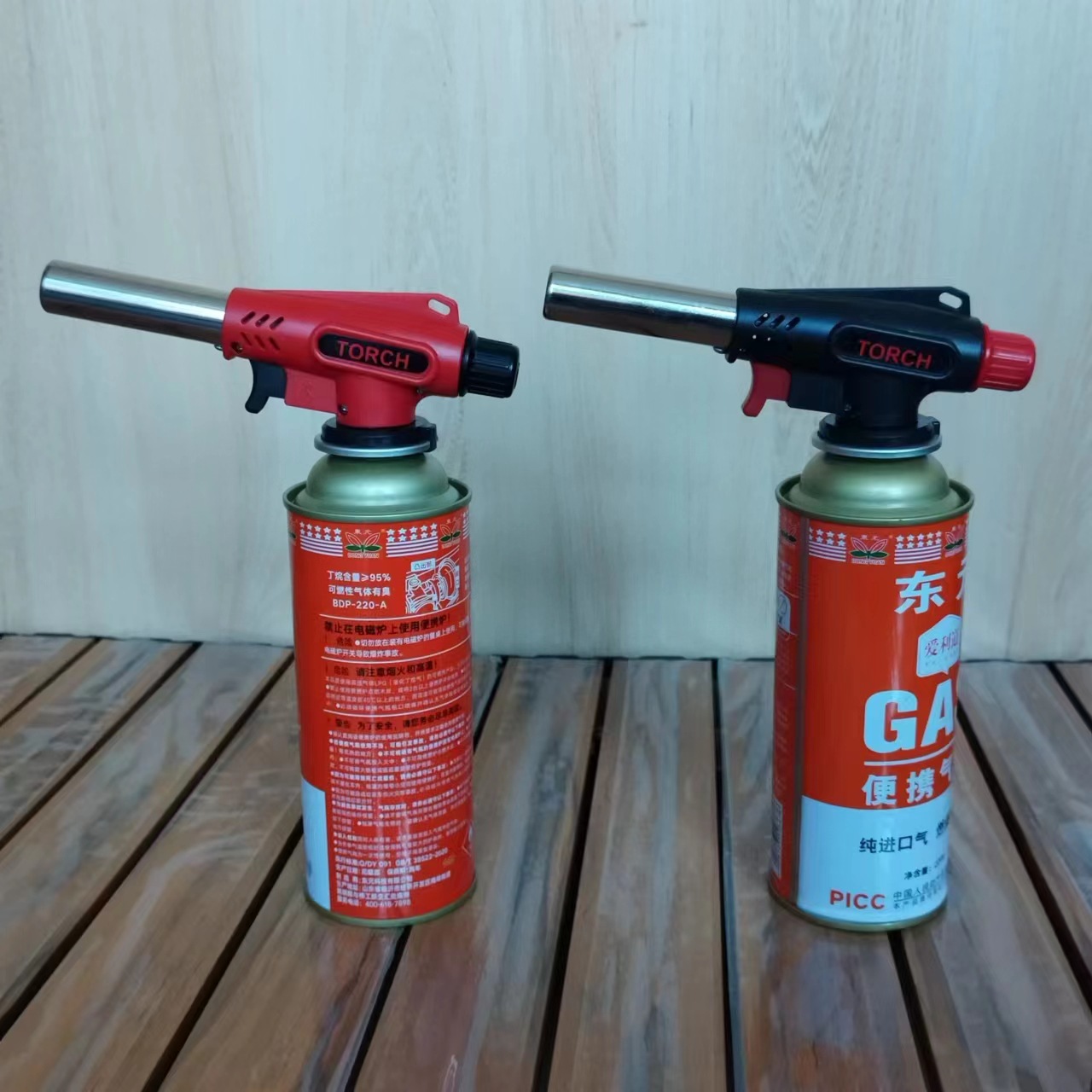 卡式喷火枪烧毛神器气喷灯烧猪毛焊接烧烤点火器烘焙喷头家用焊枪