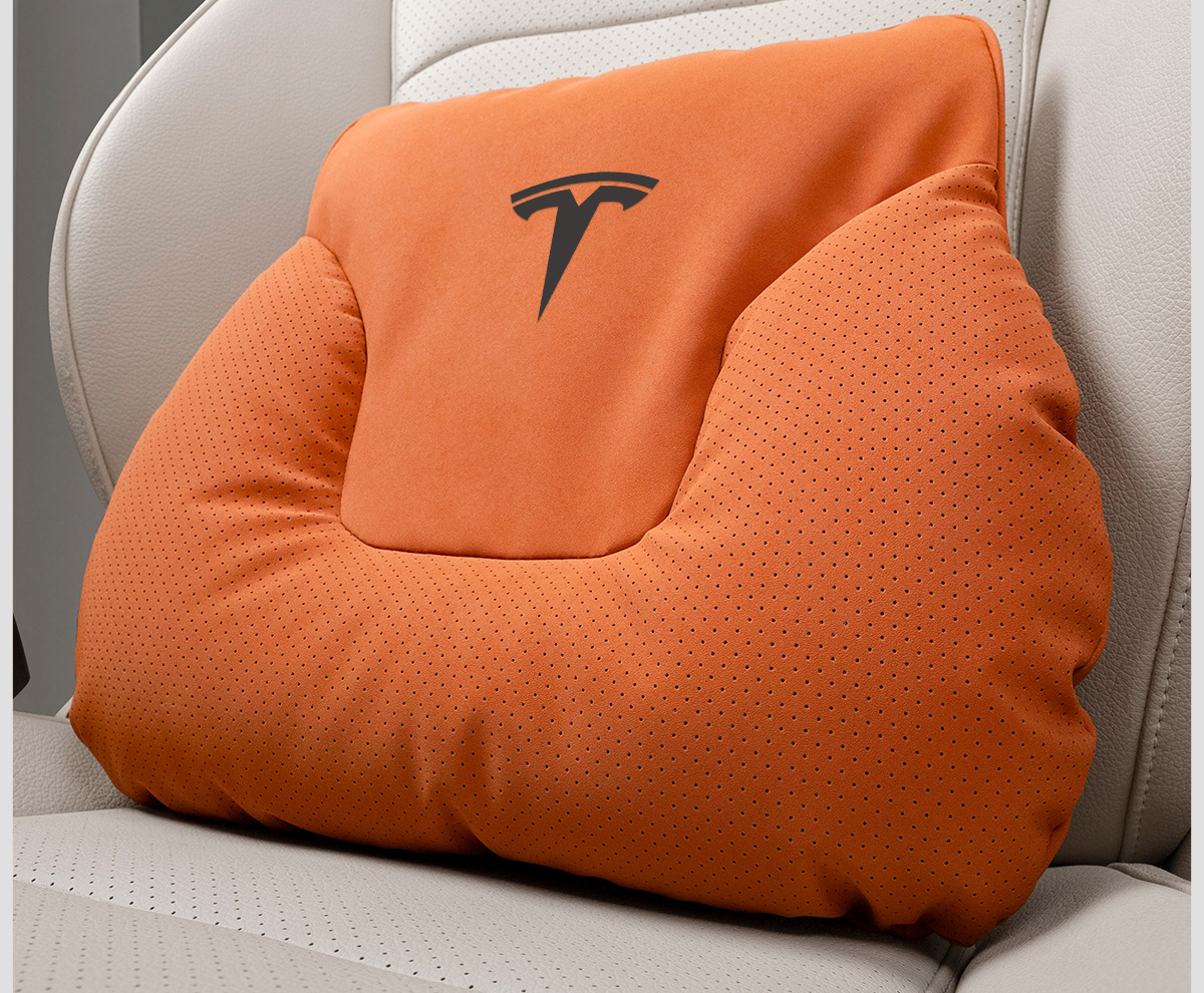 Suitable for Tesla Model 3 New Version/Y/S/X Headrest, Waist Support, Neck Pillow, Car Seat Cushion, Car Supplies
