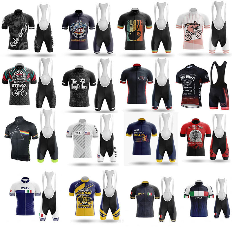 Cross-Border Hot-Selling Road Cycling Clothing Men's Summer Short Suit Quick-Drying Cycling Clothing Cycling Clothing Manufacturer Supply