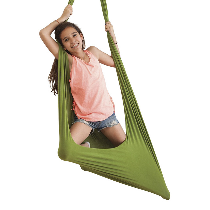 Nylon Elastic Children's Hammock Sensory Swing Can Be Matched With A Variety Of Accessories