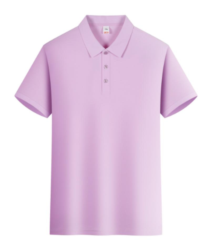 Polo de Verano 2026, Fresco y Transpirable, Ligero, con Fragancia de Lujo, de Poliéster, Color Sólido, con Solapa, Popular, de Manga Corta