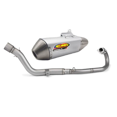 Motorcycle exhaust pipe front and middle sections CRF300Rally CRF300 2021 2022 2023 (Exhaust pipe) - a