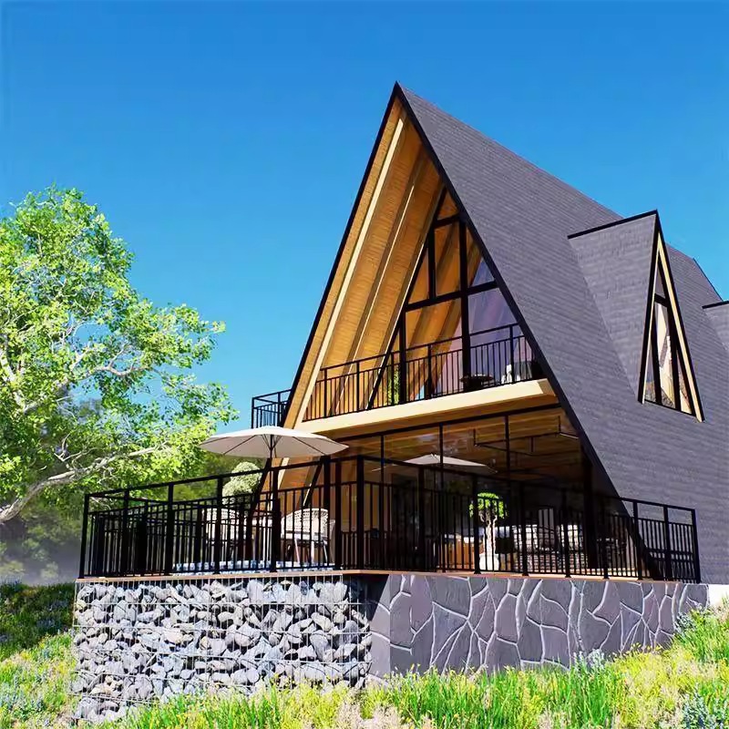 Casa de alojamiento en línea moderna creativa móvil Bosque Beachfront Inn Hotel Villa Patio Ocio al aire libre