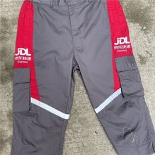 夏季工装裤速干透气薄款京东物流工作服,京东快递裤子耐磨男士