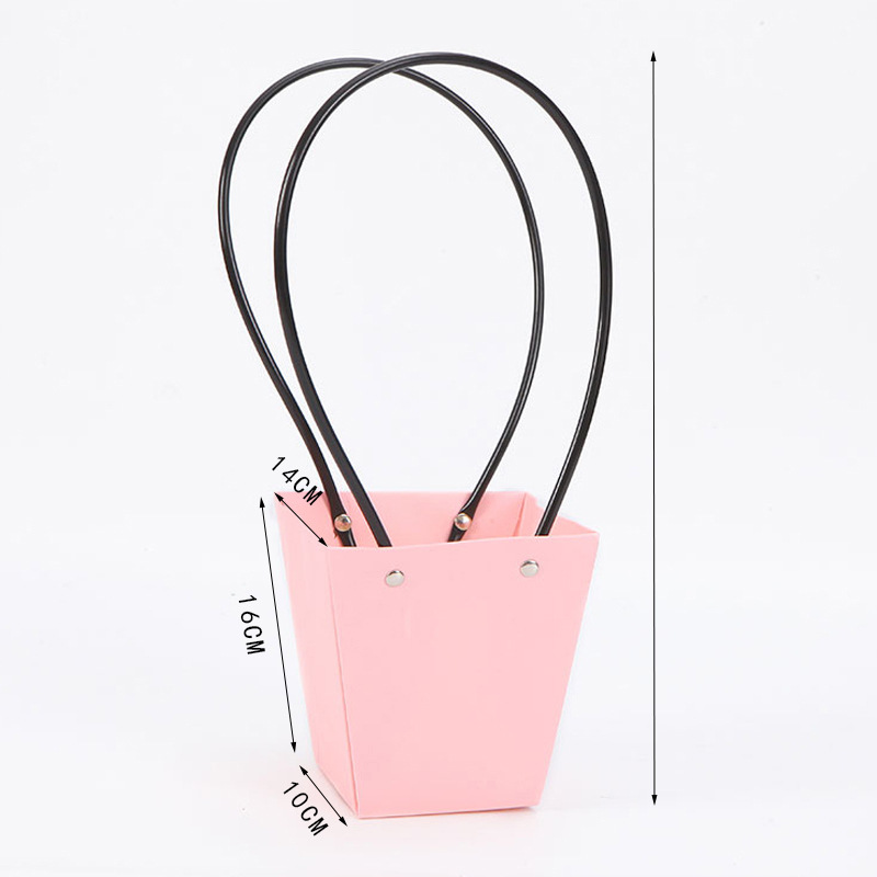 Fábrica en stock al por mayor floral clase entrenamiento bolso suculento en maceta flor ramo impermeable bolso de papel Kraft