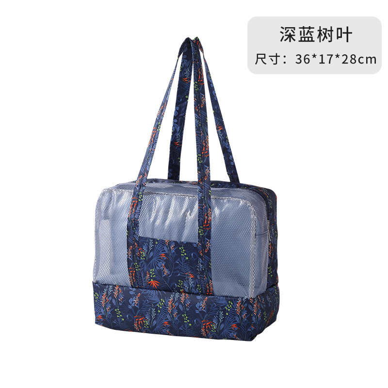 Bolsa de viaje de hombro separación seca y húmeda bolsa de natación bolsa de playa bolsa de almacenamiento de ropa bolsa de almacenamiento de gran capacidad de fitness viaje