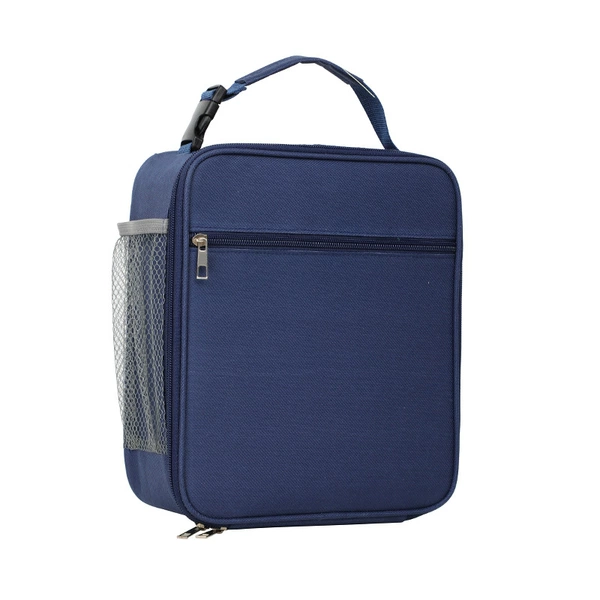 600D solid color handbuka bag hidden blue