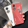 Huawei, cute phone case, silica gel cartoon protective case pro