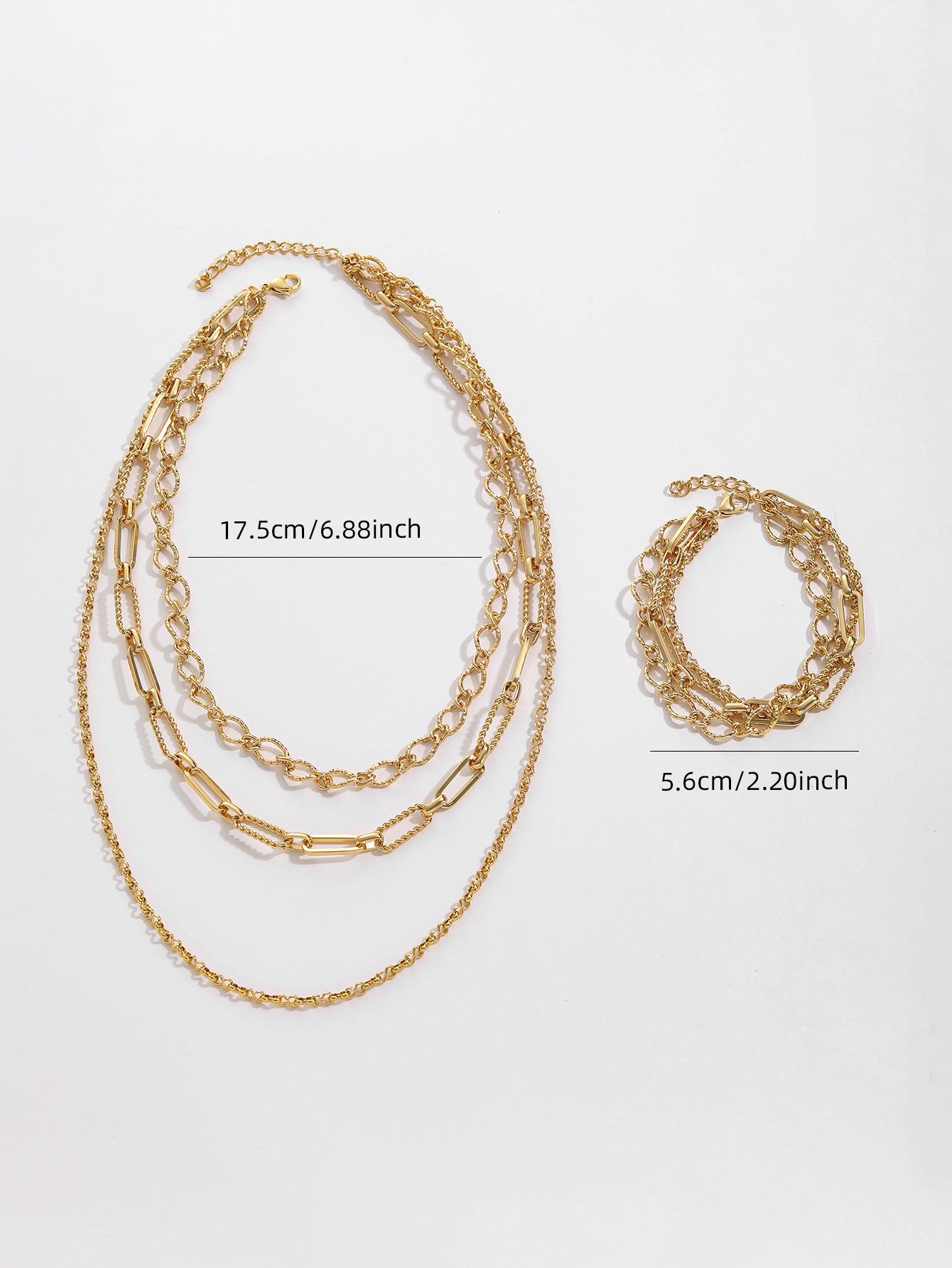 Joyería Al Por Mayor Estilo Moderno Estilo Clásico Geométrico Color Sólido Acero Inoxidable 304 Enchapado Conjuntos De Joyas De Acero Inoxidable display picture 3