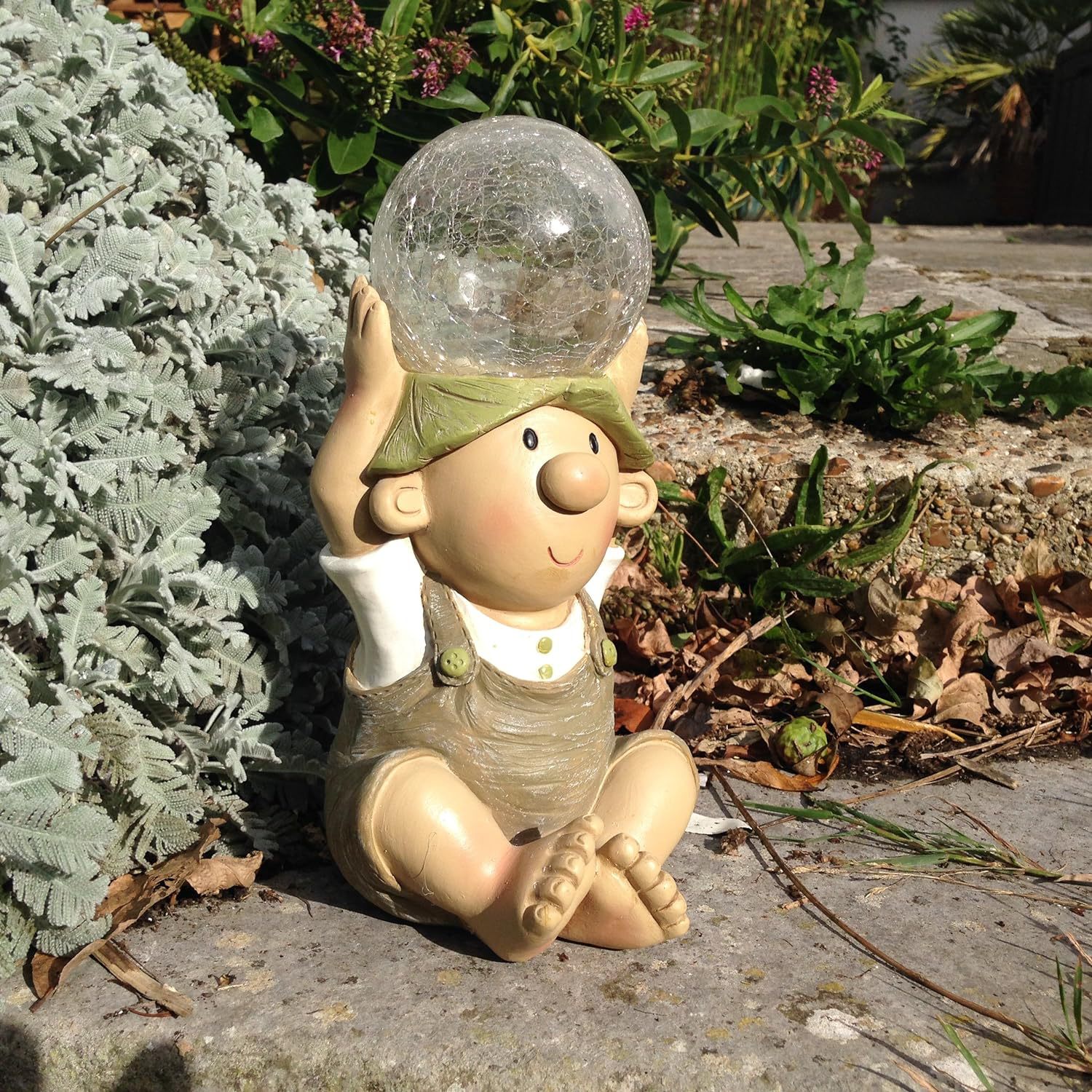  Creative Cartoon Resin Doll Customized Solar Garden Light Garden Sculpture Crafts Lawn Decoration
