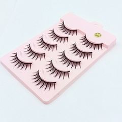 Internet celebrity fairy fish tail A type 003 false eyelashes cos little devil Barbie curled pointed tail cluster eyelashes