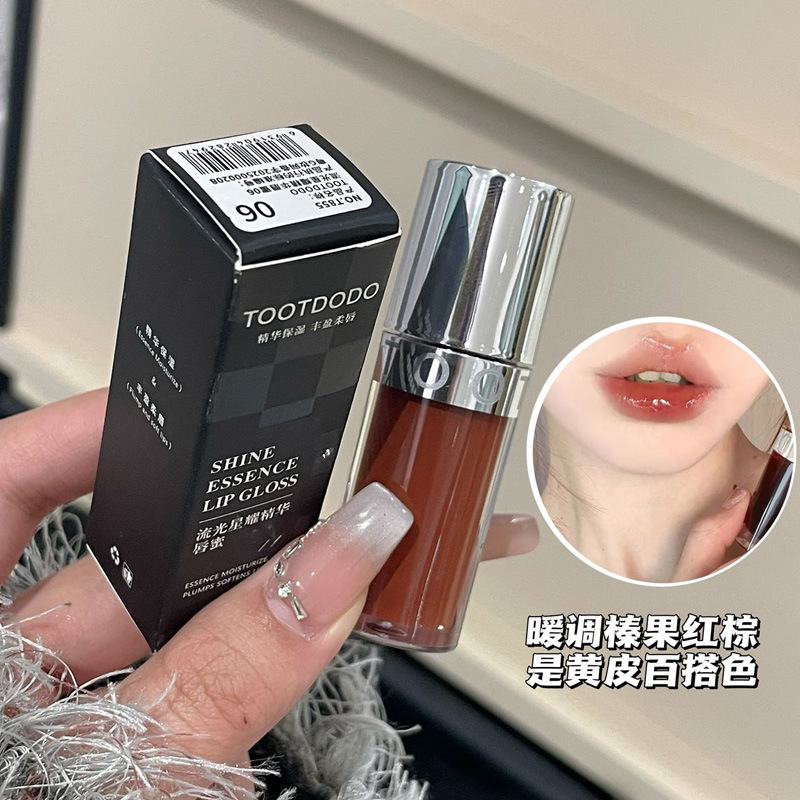 Toot Dodo streamer Star Essence Brillo de labios Hidratante Vidrio Brillo de labios Puro Deseo claro Maquillaje transfronterizo