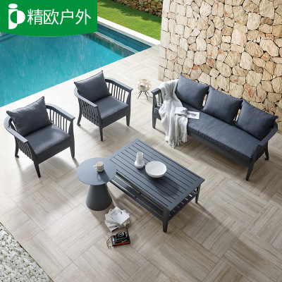Fine European Outdoor Sun room sofa courtyard Garden outdoor balcony Terrace Sofa Set outdoors Sofa furniture