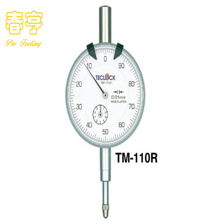 日本得乐TECLOCK百分表TM-110R/指针式百分表/高精度量表/现货