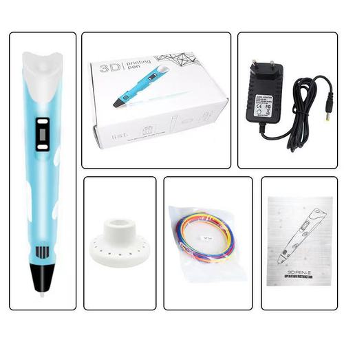 Manufacturer wholesale children's 3D printing pen three-dimensional brush second generation 3Dpen printing pen children's DIY toy set