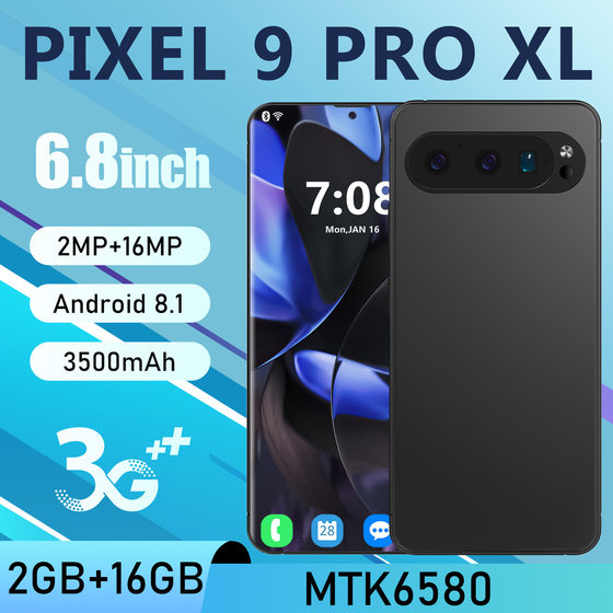 Cross-Border Mobile Phone Pixel 9 Pro XL 6.8inch Incell Large Screen 2+16g Android 8.1 Factory Hot Sale