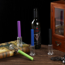 跨境葡萄酒起泡酒手动打气起瓶器酒具套装红酒气压铝合金开瓶器