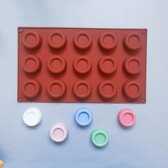 15連瓶蓋535巧克力餅乾模蛋糕模具雪糕糖果硅膠模具