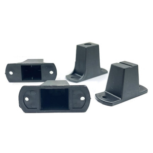 Factory Supply Luggage Accessories Mobile Pull Speaker Battery Box Foot Mat Stand Foot Hard Plastic Pull Rod Foot