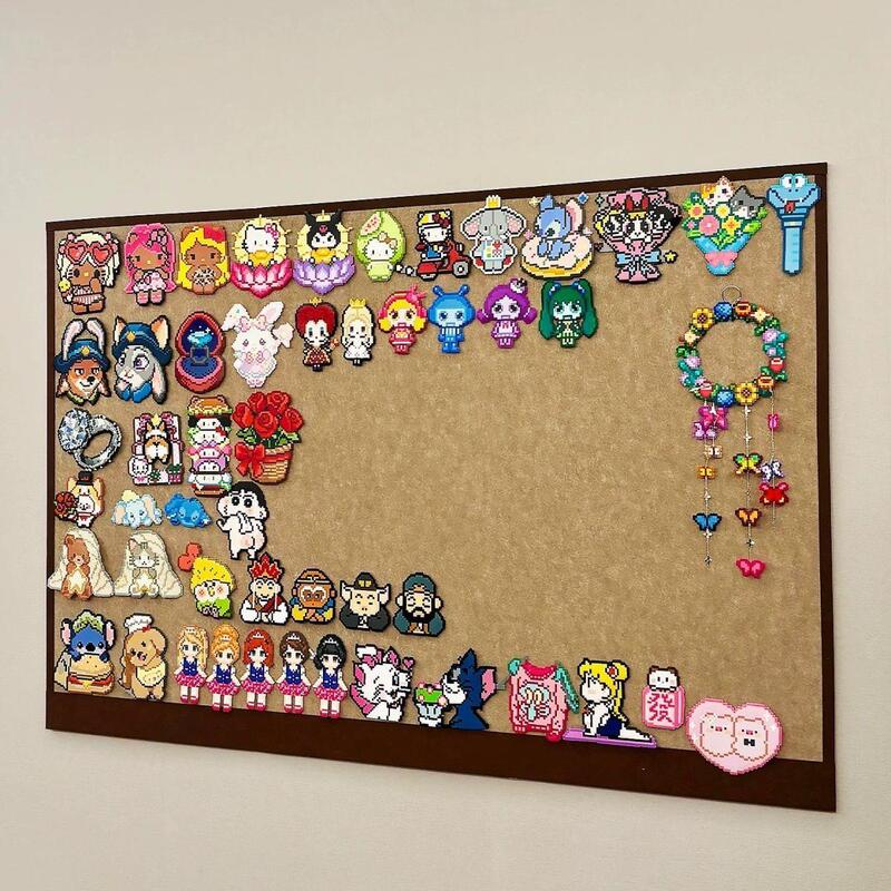 Pegboard Felt Display Frame with Adhesive Backing, No-Drill Background Board for Decorating, Collecting Photos, and Wall Decoration Pegboard Felt Display Frame with Adhesive Backing, No-Drill Background Board for Decorating, Collecting Photos, and Wall Decoration