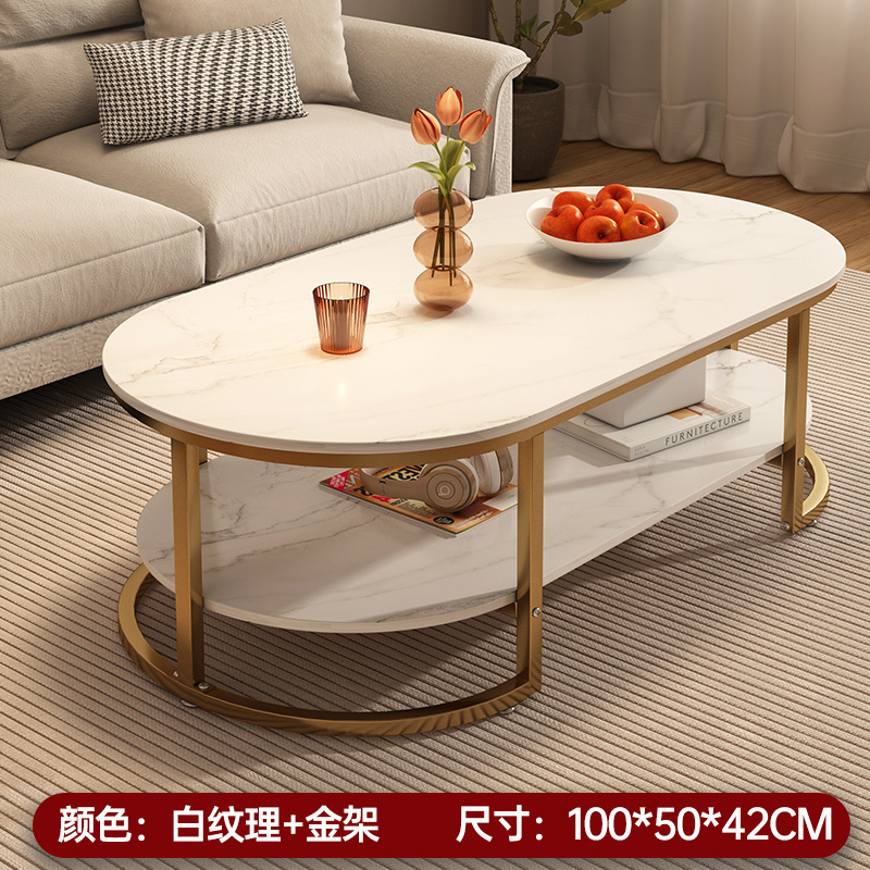 [대외 무역 수출-더블 레이어] 화이트 대리석 컬러 100CM