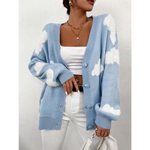 C 84127 Women's Long Sleeve Cardigan Ůʿ�_��ë�� �羳�W����