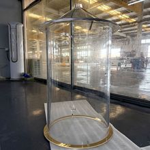 透明亚克力圆锥顶圆柱形实验装置罩子有机玻璃设备防尘罩北京厂家