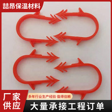 现货批发U型地暖卡钉保温地热卡钉地暖辅材塑料卡钉发热施工卡钉