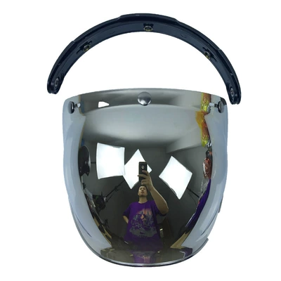 Dəbilqə (Kaska) aksesuarları, Bubble lens motorcycle helmet