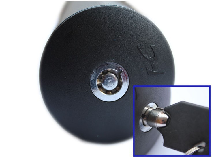 Factory Direct Sales Car Baseball Lock Car Steering Wheel Lock Car Anti-Theft Lock Self-Defense Safety Lock Medium Baseball Lock