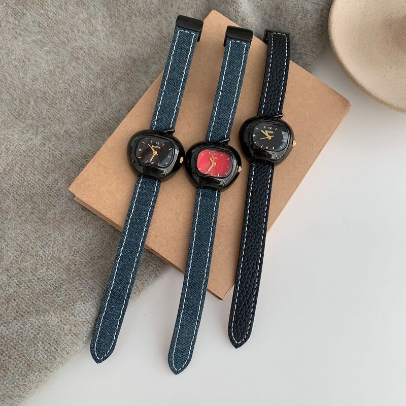 Zuoran Apple-Shaped Design, Niche, Personalized, Fashionable and Trendy Women's Quartz Watch, Cross-Border Foreign Trade Wholesale