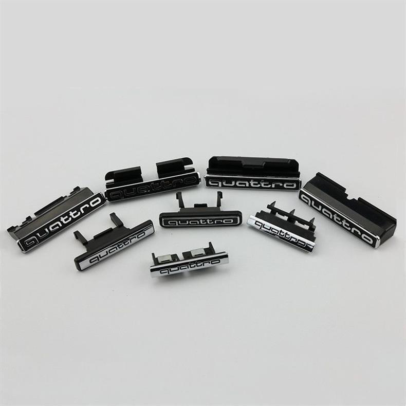 Suitable for Audi center console four-wheel drive models A3, A4, A5, A7, A6L, Q3, Q5, Q7, and quattro front and rear emblems
