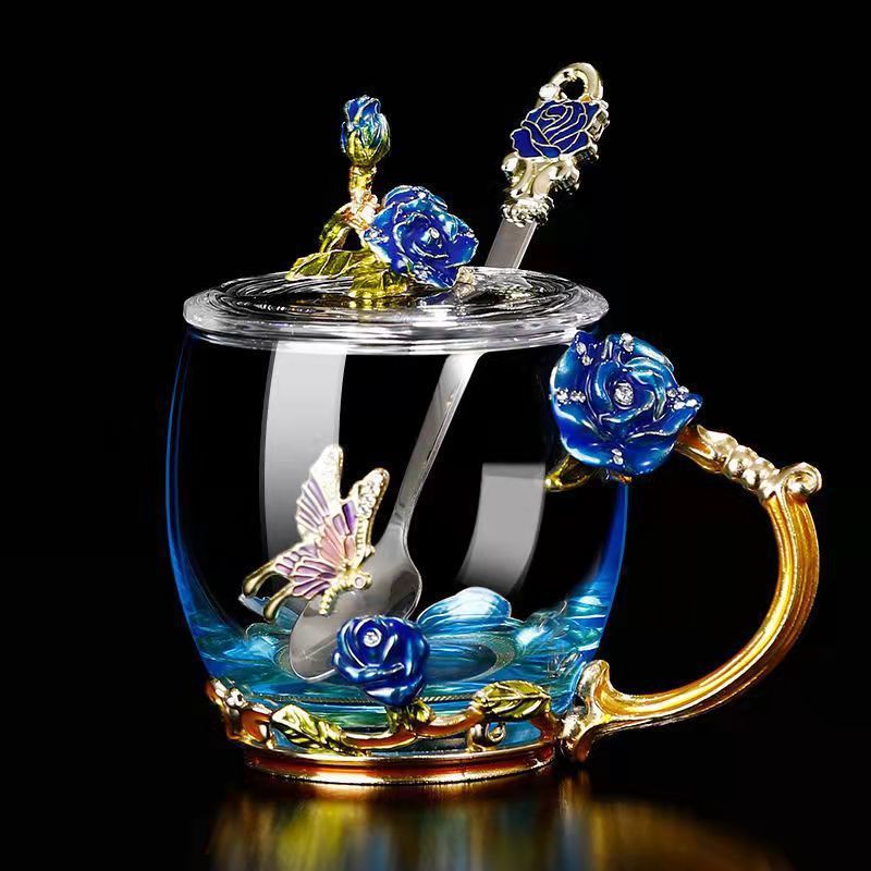 Vaso de vidrio tallado de mujer de estilo europeo, regalo creativo para el hogar, decoración del día de San Valentín, tazas de cubiertos, tazas de agua