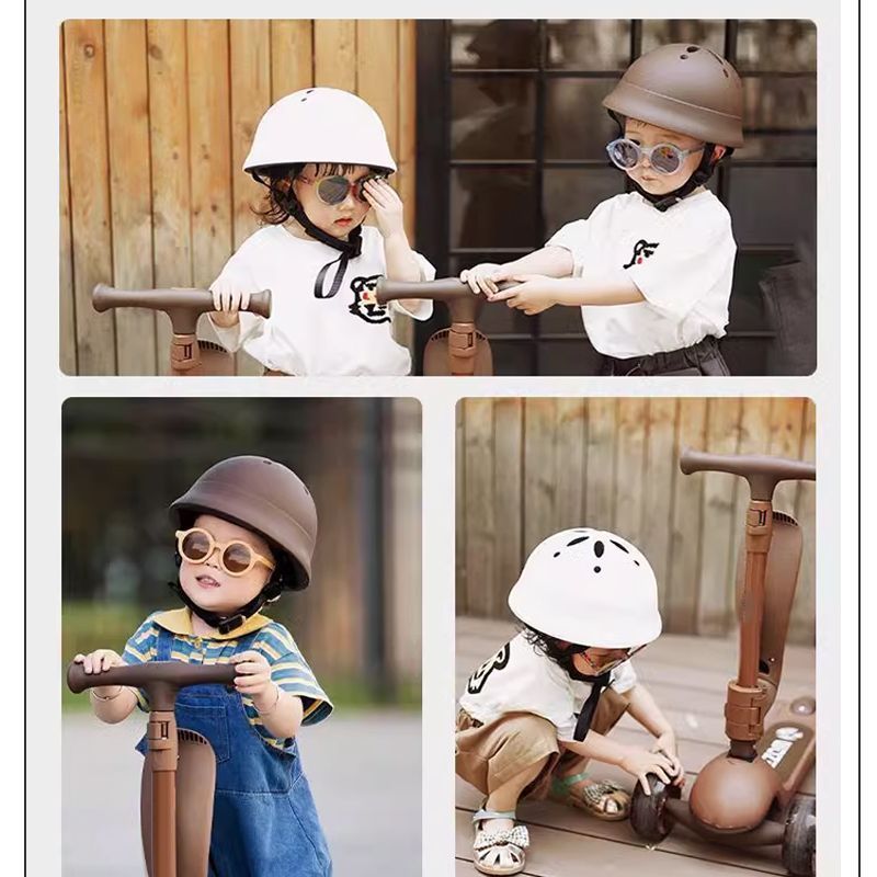 乳幼児用男の子と女の子の輪滑り保護具子供用ヘルメットバランス車スケートボード電気自動車転倒防止ヘルメット|undefined