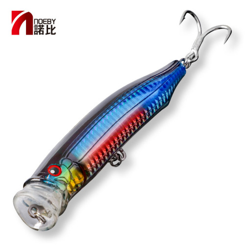 NOEBY/Noobie 150mm/54g Popper Lure Gold GT Tuna Dogfish Plastic Hard Baits