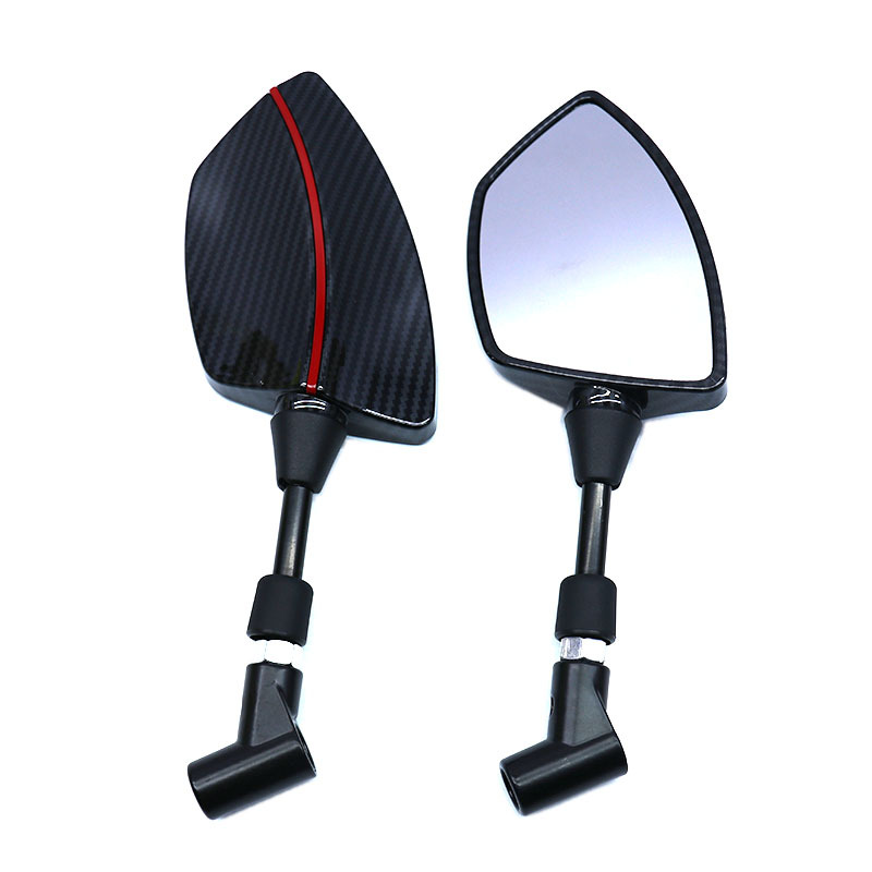 Motorcycle Modification Accessories Universal Tomahawk Style Rearview Mirror Small Knife Mt Electric Vehicle Rearview Mirror Reflector