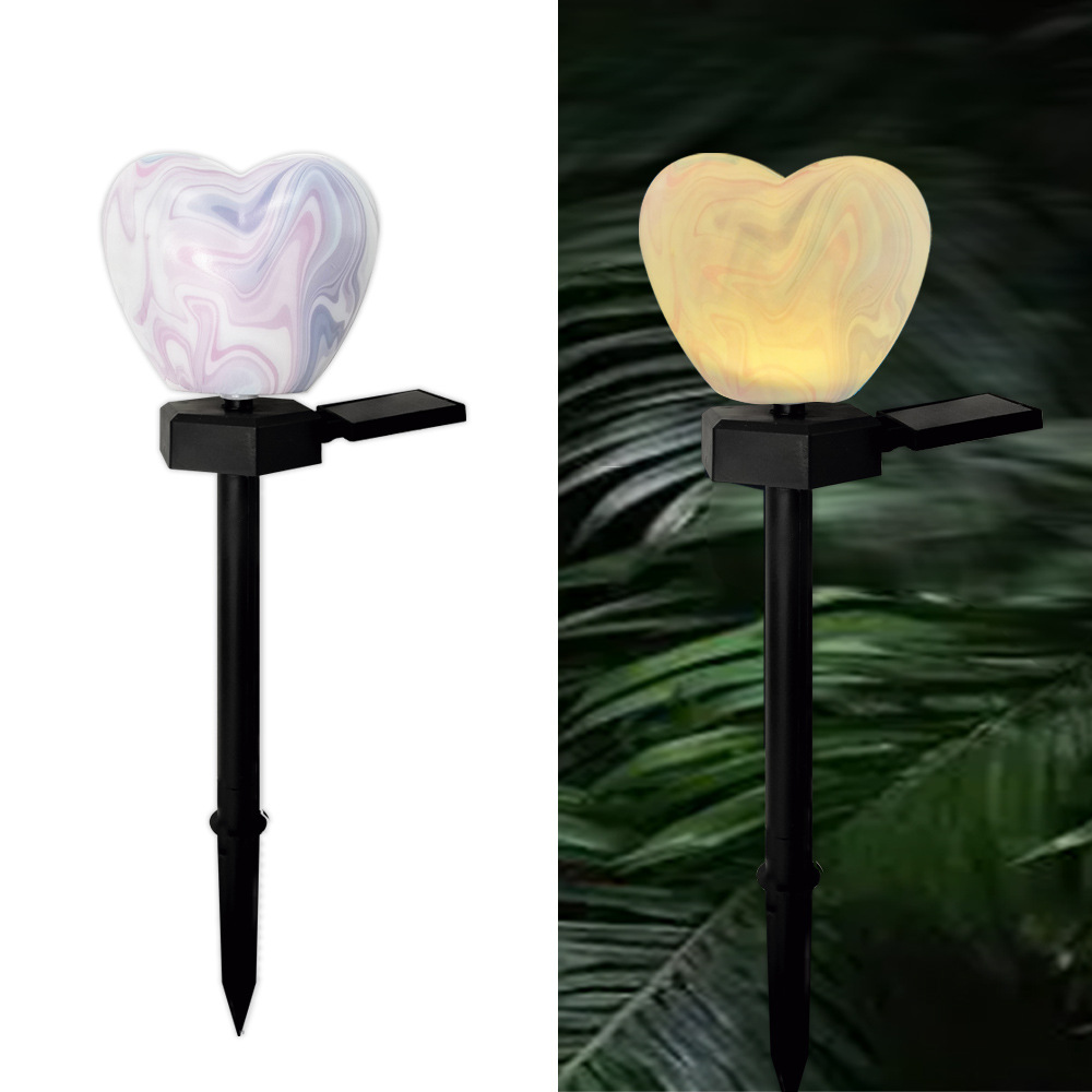 Día de San Valentín confesión atmósfera decoración al aire libre solar amor jardín lámpara Villa jardín impermeable césped paisaje lámpara