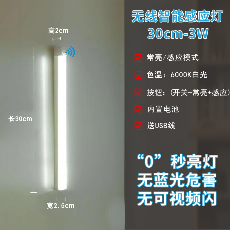 30cm - 3W Luz blanca