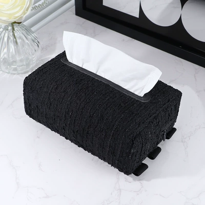 Car tissue box/set, Car-mounted Xiangfeng series tissue - 03-style-small-fragrance-black-without-paper-towels
