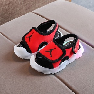 Summer Sandals Baby Sandals with Lights Girls Baby Shoes Summer Soft Sole Toddler Shoes Boys Toddlers Breathable Anti-