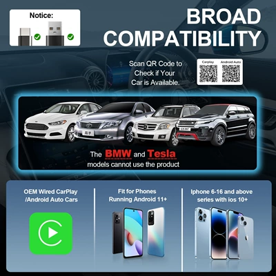 Simsiz CarPlay və Android Auto – and Android Car Systems